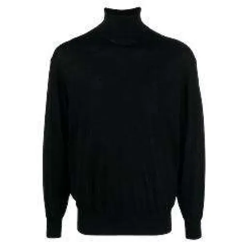 Turtlenecks, male, , Size: XL Small Bolt Wool Dolcevita Sweater - Neil Barrett - Modalova