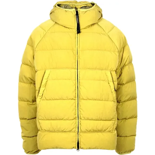 Down Jackets, male, , Size: XL Medium Padded Jacket with Goggle Hood - C.P. Company - Modalova