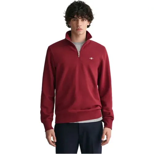 Halb-Zip Gant Shield Pullover Gant - Gant - Modalova