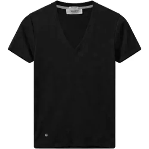 MMNicole V-Ss T-Shirt , female, Sizes: XS, M, XL - MOS MOSH - Modalova