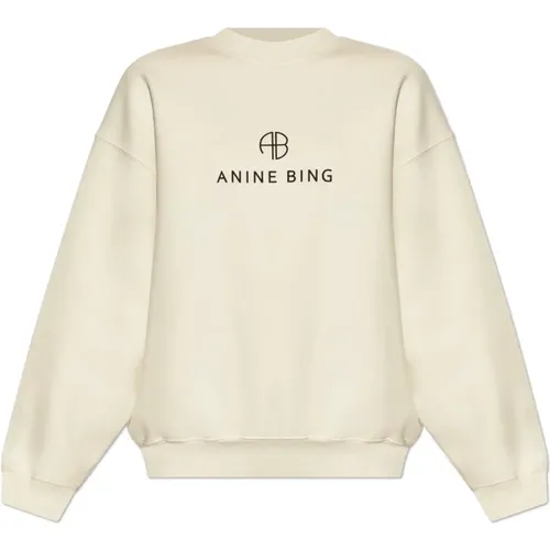 Sweatshirt with logo , female, Sizes: S, M, XS - Anine Bing - Modalova