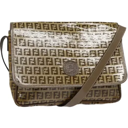 Pre-owned Cross Body Bags, female, , Size: ONE SIZE Pre-owned Canvas fendi-bags - Fendi Vintage - Modalova