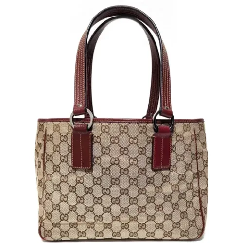 Pre-owned Canvas gucci-bags , female, Sizes: ONE SIZE - Gucci Vintage - Modalova