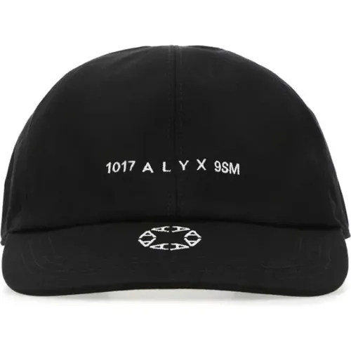 Schwarze Baumwollbaseballkappe , Herren, Größe: ONE Size - 1017 Alyx 9SM - Modalova