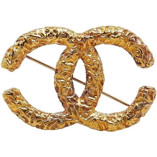 Pre-owned Jewellery, female, , Size: ONE SIZE Pre-owned Metal brooches - Chanel Vintage - Modalova