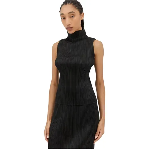 Gefaltete High Neck Top - Issey Miyake - Modalova