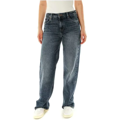 High Waist Loose Straight Fit Jeans , Damen, Größe: W29 L30 - Pepe Jeans - Modalova