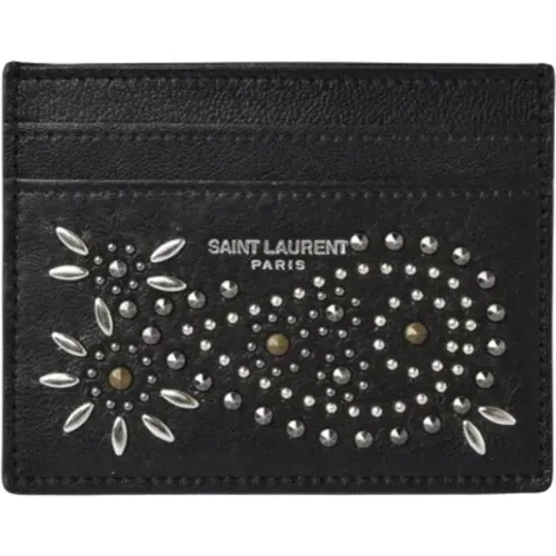 Pre-owned Wallets, female, , Size: ONE SIZE Pre-owned Leather wallets - Yves Saint Laurent Vintage - Modalova