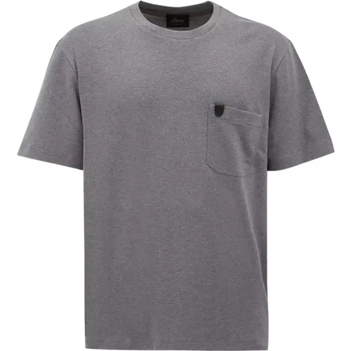 T-shirt , male, Sizes: M, 2XL, XL, L - Brioni - Modalova