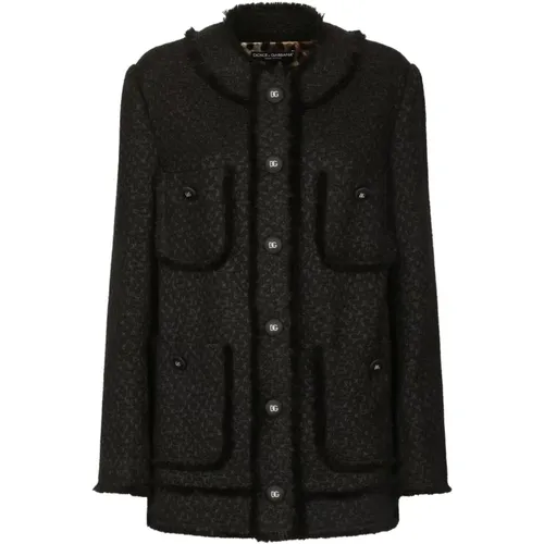 Jacke mit mehreren Taschen - Dolce & Gabbana - Modalova