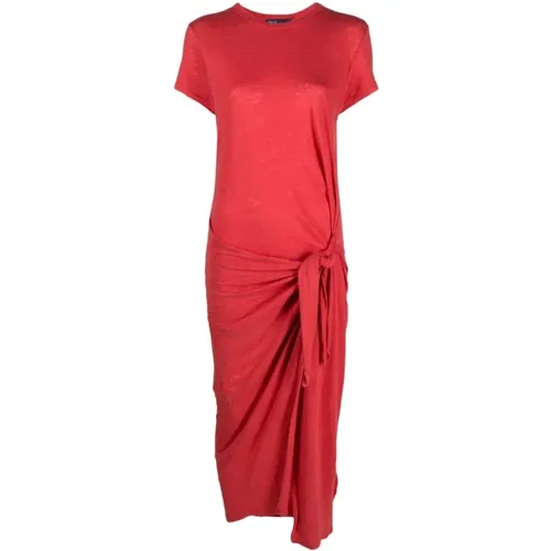 Short sleeve day dress , female, Sizes: L - Polo Ralph Lauren - Modalova