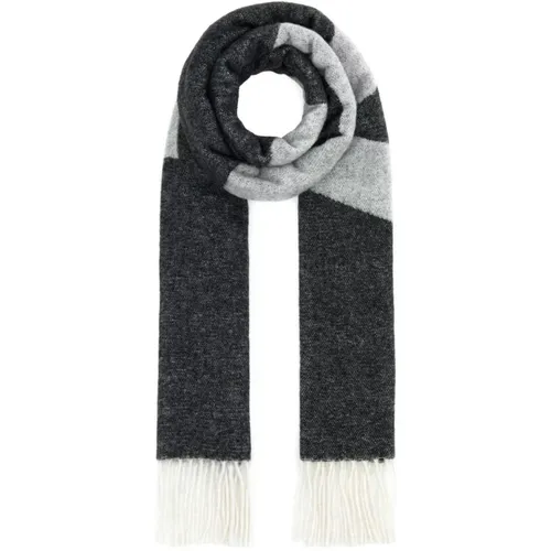 Dark Grey Wool Blend Scarf , female, Sizes: ONE SIZE - A.p.c. - Modalova