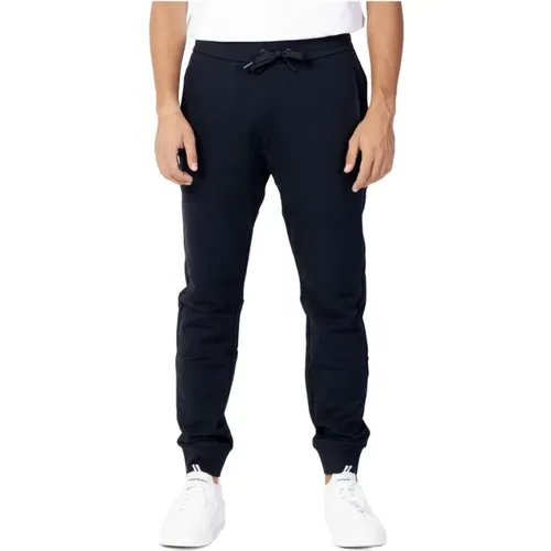 Sweatpants, male, , Size: S Ribbed Cotton Sport Pants Collection - Armani Exchange - Modalova