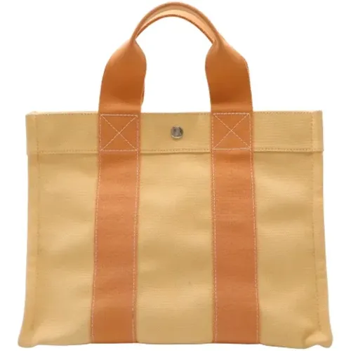 Pre-owned Tote Bags, female, , Size: ONE SIZE Pre-owned Canvas pouches - Hermès Vintage - Modalova