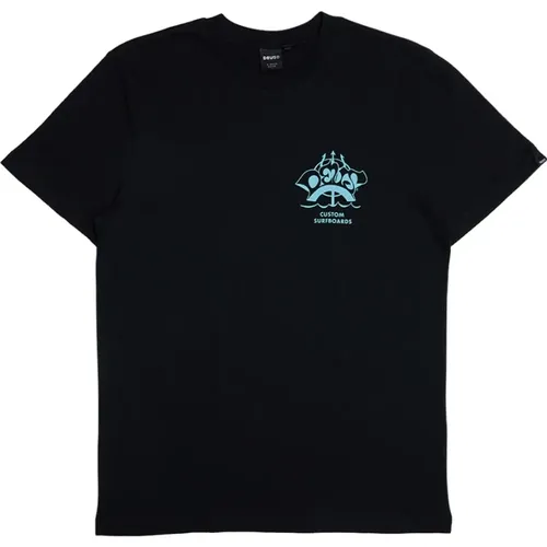 T-Shirts, male, , Size: L Light Blue Chest Print Tee - Deus Ex Machina - Modalova