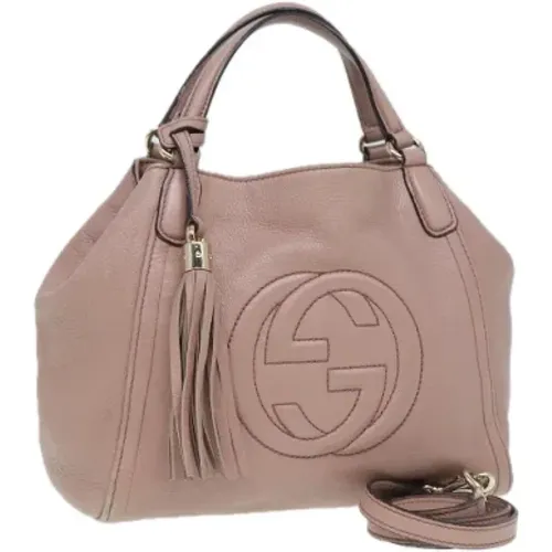 Pre-owned Leather gucci-bags , female, Sizes: ONE SIZE - Gucci Vintage - Modalova