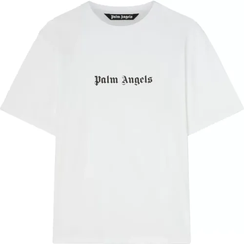 Logo T-shirt for Men , male, Sizes: M, XL, L - Palm Angels - Modalova