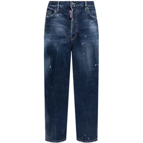 Straight Jeans, male, , Size: S Denim Jeans for Men - Dsquared2 - Modalova