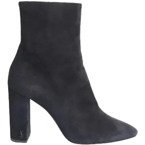 Pre-owned Suede boots , female, Sizes: 6 UK - Yves Saint Laurent Vintage - Modalova