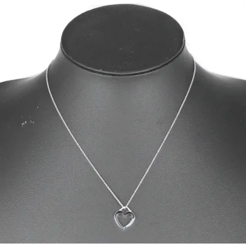 Pre-owned Jewellery, female, , Size: ONE SIZE Pre-owned Silver necklaces - Tiffany & Co. Pre-owned - Modalova