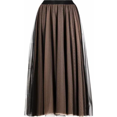 Elegant Gigaro Skirt , female, Sizes: L, M - Blanca Vita - Modalova