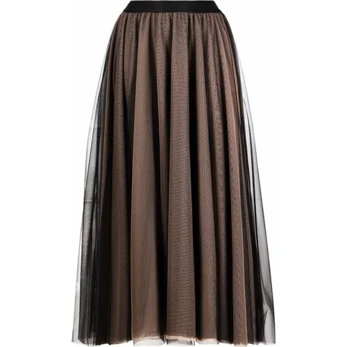 Elegant Gigaro Skirt , female, Sizes: S, L, M - Blanca Vita - Modalova