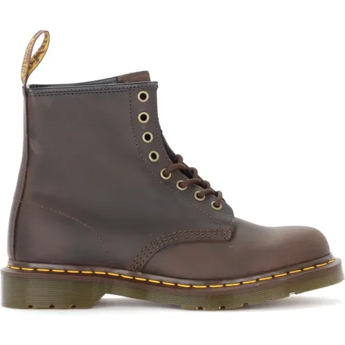 Anfibio 1460 Crazy Horse Leather Boot , male, Sizes: 6 UK - Dr. Martens - Modalova