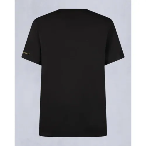 Schwarz Gold Augustine Tee Stilvolles Shirt , Herren, Größe: XL - Moose Knuckles - Modalova