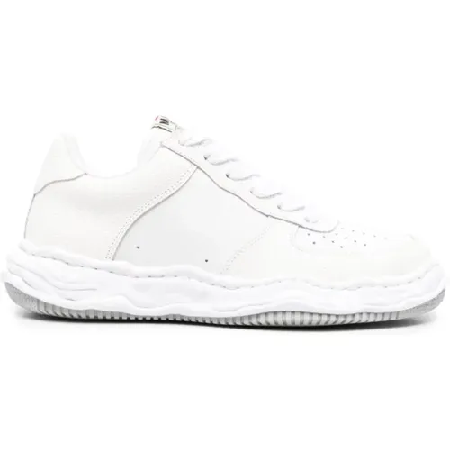 Sneakers, male, , Size: 6 US Wayne LOW Original Sole Bascket Leather LOW TOP Sneaker - Mihara Yasuhiro - Modalova