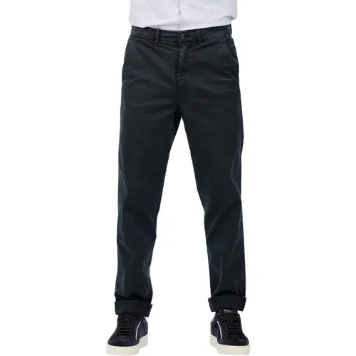 Straight Trousers, male, , Size: XL Wide Leg Pants - Mason's - Modalova