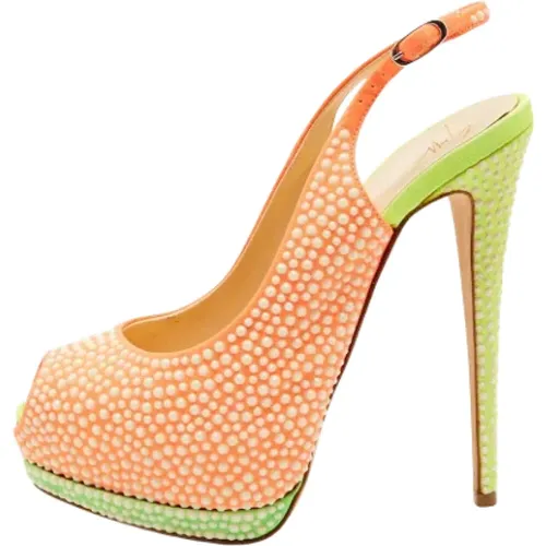 Pre-owned Suede heels , female, Sizes: 6 UK - Giuseppe Zanotti Pre-owned - Modalova