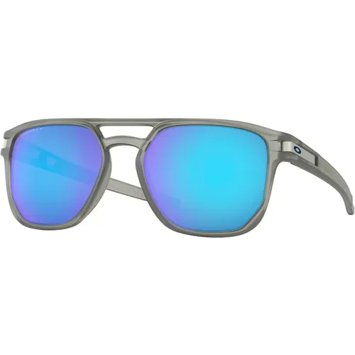 Sunglasses, male, , Size: 54 MM Matte Grey Ink Sunglasses Latch Beta - Oakley - Modalova