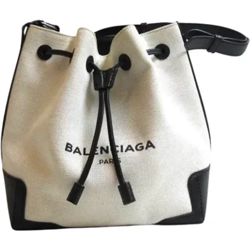 Pre-owned Black Canvas Balenciaga Shoulder Bag , female, Sizes: ONE SIZE - Balenciaga Vintage - Modalova