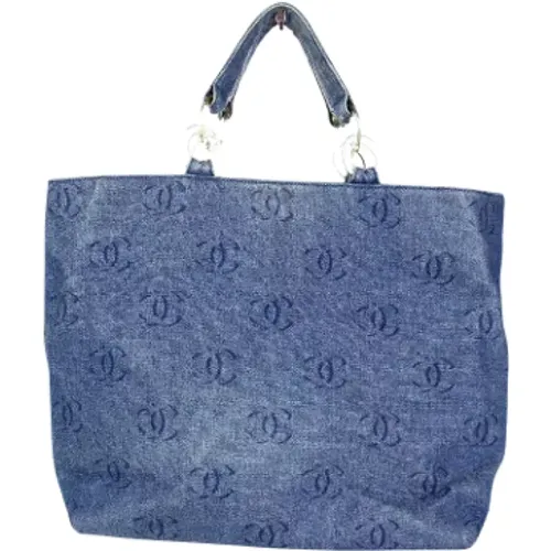 Pre-owned Denim chanel-bags , female, Sizes: ONE SIZE - Chanel Vintage - Modalova