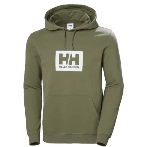 Hoodies, male, , Size: M Men Cotton Sweatshirt - Helly Hansen - Modalova