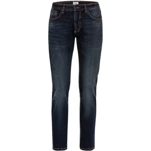 Slim Fit Denim Jeans , Herren, Größe: W40 L32 - camel active - Modalova