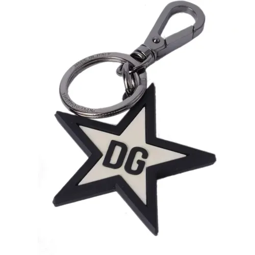 Key DG Star Holder , male, Sizes: ONE SIZE - Dolce & Gabbana - Modalova