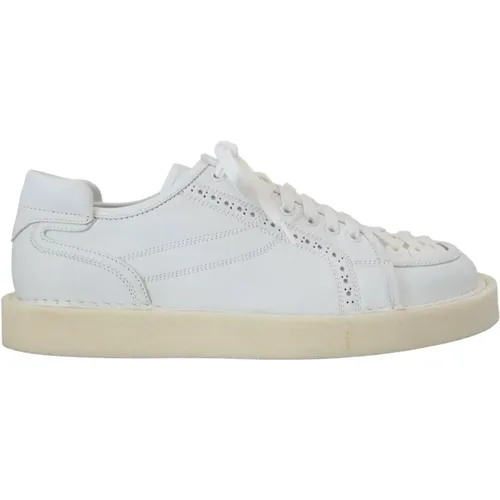 Leather Low Top Oxford Sneakers Casual Shoes , male, Sizes: 6 UK, 9 1/2 UK - Dolce & Gabbana - Modalova