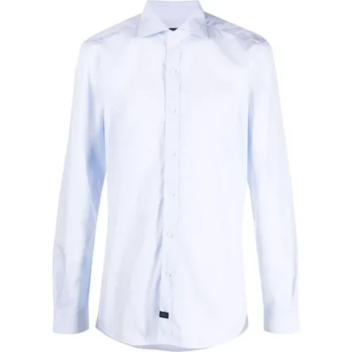 Light Cotton Formal Shirt , male, Sizes: S - Fay - Modalova