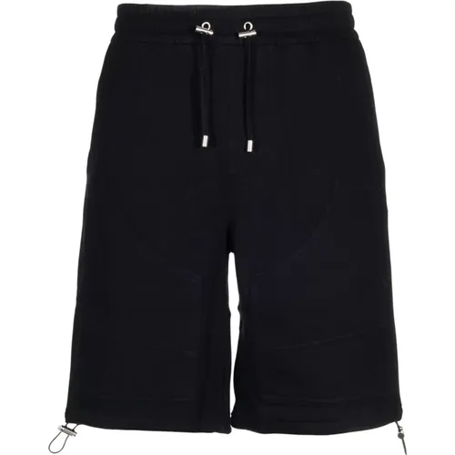 Cotton Shorts with Elastic Waist , male, Sizes: XL - Balmain - Modalova