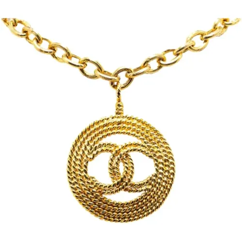 Pre-owned Jewellery, female, , Size: ONE SIZE Pre-owned Metal necklaces - Chanel Vintage - Modalova