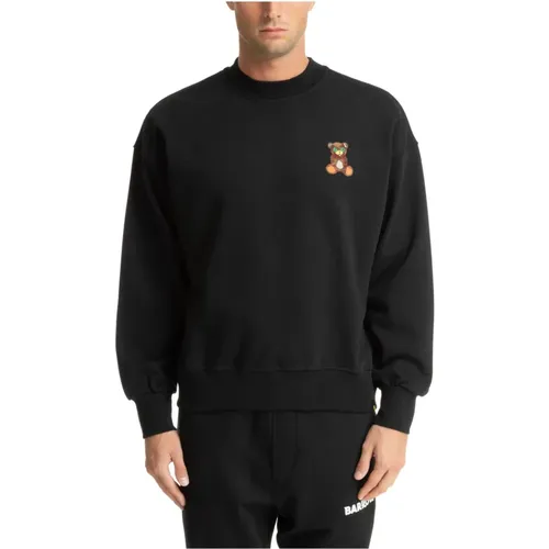 Plain Logo Teddy Sweatshirt , male, Sizes: S, L, M - Barrow - Modalova