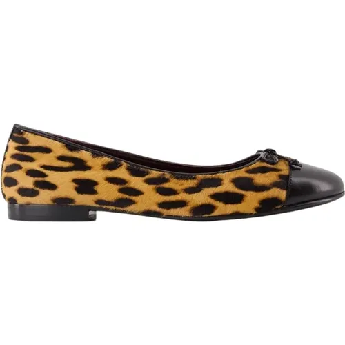 Leder Cap Toe Ballerinas - Bedruckt , Damen, Größe: 40 EU - TORY BURCH - Modalova