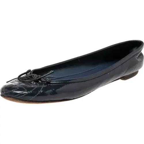 Pre-owned Flats, female, , Size: 6 1/2 US Pre-owned Leather flats - Gucci Vintage - Modalova