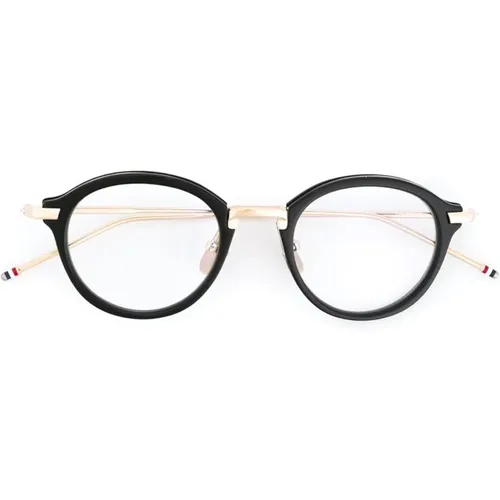 Optical Frame with Acetate/Titanium Material , unisex, Sizes: 46 MM - Thom Browne - Modalova