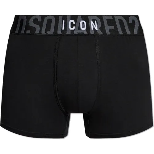 Boxers with logo , male, Sizes: S, M - Dsquared2 - Modalova