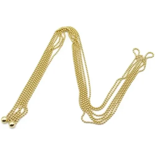 Pre-owned Jewellery, female, , Size: ONE SIZE Pre-owned Gold necklaces - Cartier Vintage - Modalova