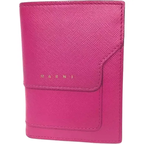 Pre-owned Wallets, female, , Size: ONE SIZE Pre-owned Leather wallets - Marni Pre-owned - Modalova