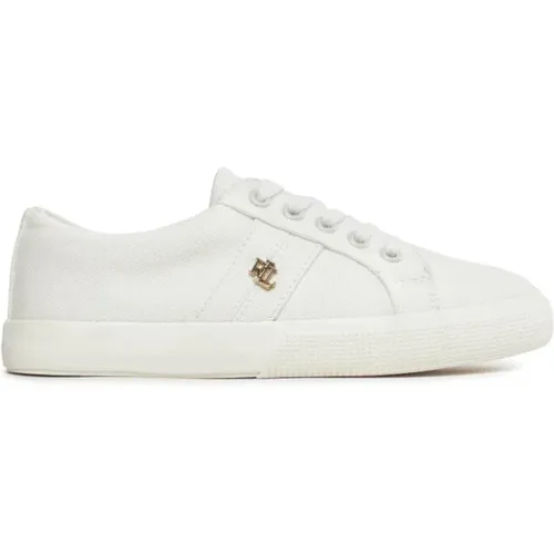 Weiße Sneaker für Frauen , Damen, Größe: 40 EU - Ralph Lauren - Modalova