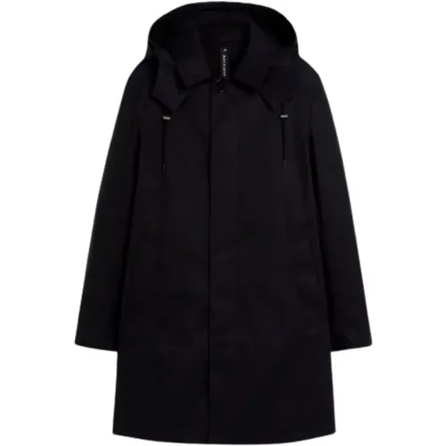 Cambridge Hood Fawn Raintec Cotton Coat , male, Sizes: 2XS - Mackintosh - Modalova
